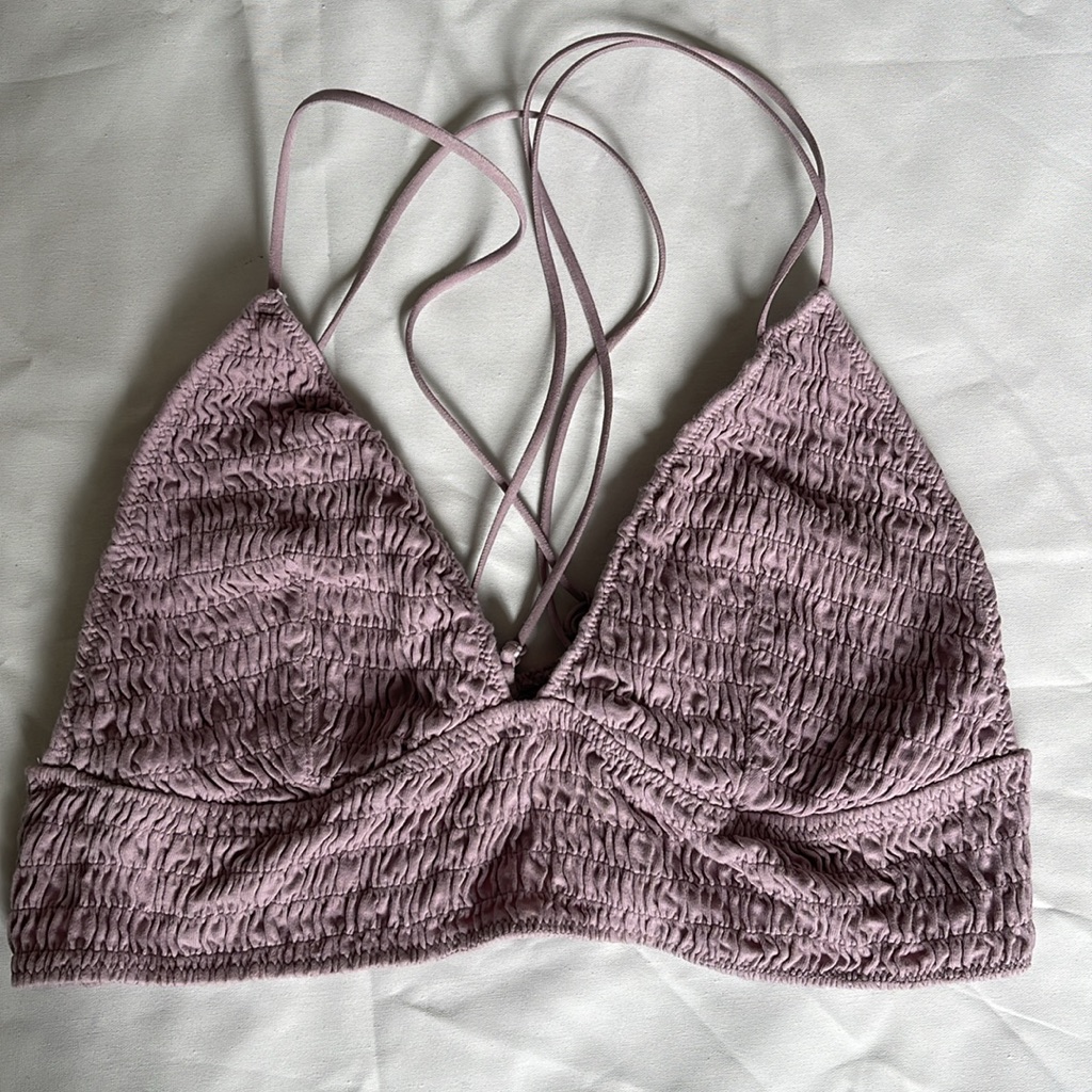 1266 Victorias Secret Lilac Bralette Xl